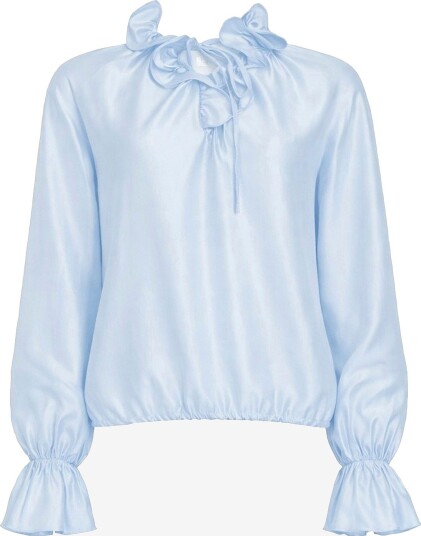 Costamani Bluse Daisi Shirt Blå Costamani Bluse Daisi Shirt Blå