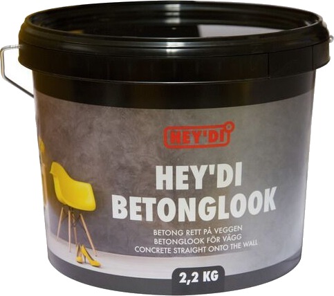 Hey'di Betongmaling Betonglook 2.2kg Betong Hey'di Betongmaling Betonglook 2.2kg Betong