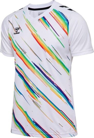 Hummel Spillerdrakt Match Triumph   Hvit/multicolor Barn størrelse 164 cm