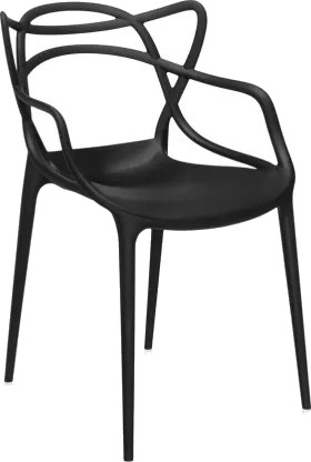Kartell - Masters Chair 5866 Black 4-Pack Spisestoler Philippe Starck Svart Plast Kartell - Masters Chair 5866 Black 4-Pack Spisestoler Philippe Starck Svart Plast