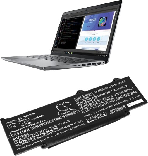 Batteri til DELL Precision 15 3580 etc