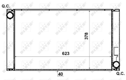 Radiator NRF 53731