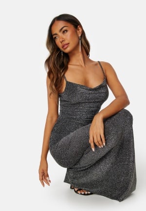 Madeleine Bitici X Bubbleroom Madeleine Sparkling Strap Dress Silver XL Madeleine Bitici X Bubbleroom Madeleine Sparkling Strap Dress Silver XL