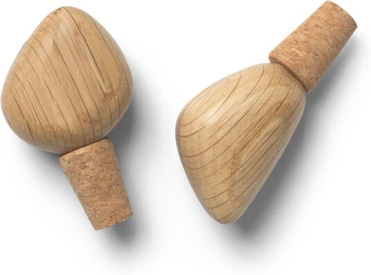 Ferm Living Cairn vinstopper 2-pakning Oak