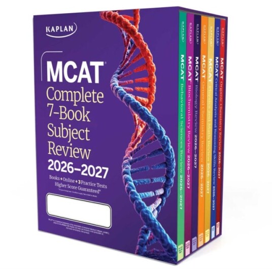 MCAT Complete 7Book Subject Review 20262027 Set Includes Books Online Prep 3 Practice Tests