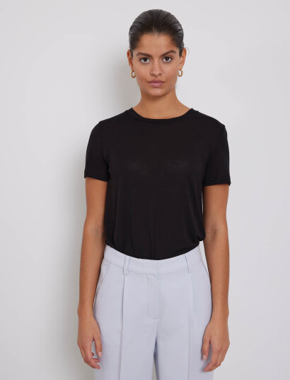 Bruuns Bazaar Katkabb Ss T-Shirt - Black - M Bruuns Bazaar Katkabb Ss T-Shirt - Black - M