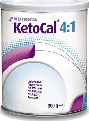 KetoCal 4:1 spesialernæring pulver nøytral 300 g KetoCal 4:1 spesialernæring pulver nøytral 300 g