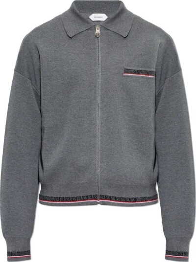 Versace Herre Strikkevarer Grå 2XL,