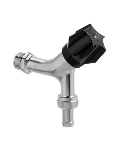 Frese DN20 Matforkromet Aftapventil med Kontraventil for Hydraulikk