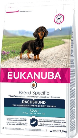 Eukanuba Breed Dachshund Tørrfôr 2.5 kg