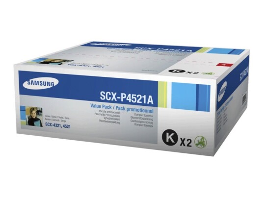 Samsung Scx-P4521a - 2-Pack - Svart - Original - Tonerpatron - For Scx-4321 4521F Samsung Scx-P4521a - 2-Pack - Svart - Original - Tonerpatron - For Scx-4321 4521F