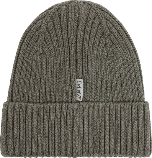 CeLaVi Beanie Knitted Khaki green 54