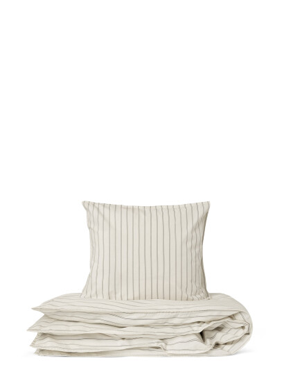 STUDIO FEDER Sengetøj - Cream - 140X220;60X63CM