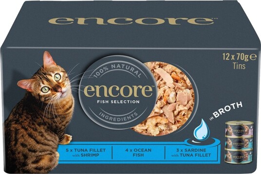Encore Våtfôr Boks I Buljong Selection Fisk 24 X 70 G Encore Våtfôr Boks I Buljong Selection Fisk 24 X 70 G