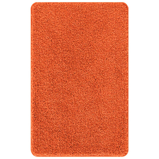  2 delt badematte sett oransje polypropylen sklisikker
