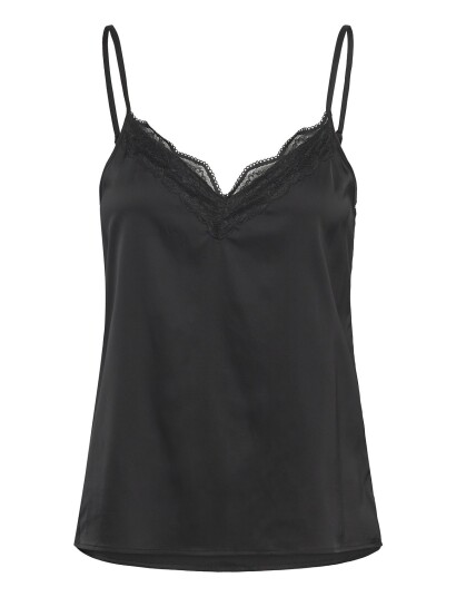 Rosemunde Rhjasmine Silk Blend Sl Strap Top   Black   40