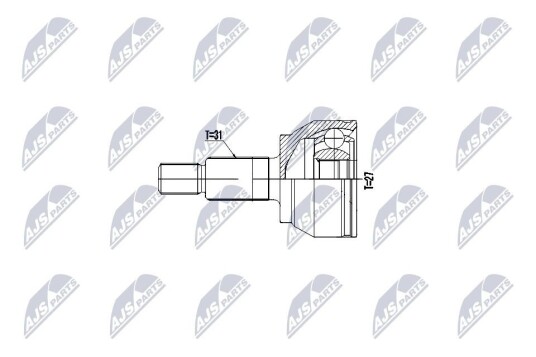 Nty Drivknute drivaksel NTY NPZ LR 019 Nty Drivknute drivaksel NTY NPZ LR 019