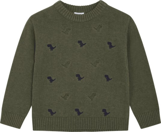 Hust & Claire Pelle Dino genser   ivy melange   98