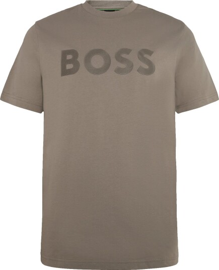 BOSS Ts_Structure Logo LIGHT/PASTEL GREEN S