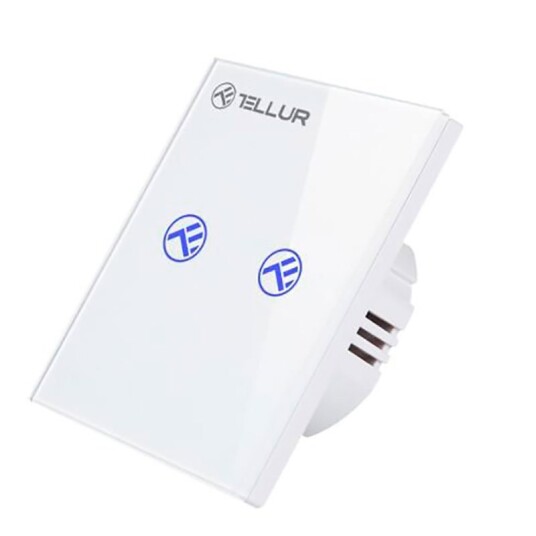 Ruter Tellur Tll331491 Smart Wifi-Bryter. Ss2n. 2 Kontakter. 1800W