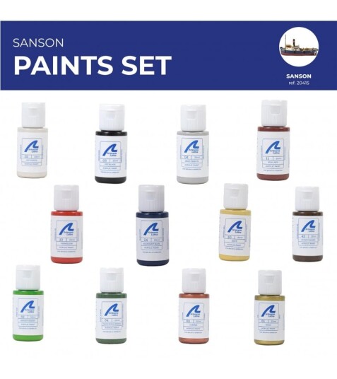 Artesania Paint Set Sanson Tugboat