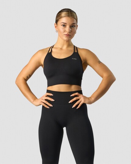 ICIW Define Seamless Sports Bra - Svart S ICIW Define Seamless Sports Bra - Svart S