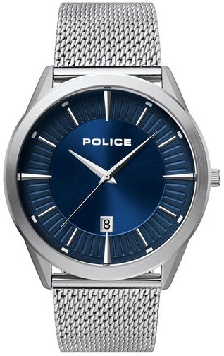 Police Herreklokke P15305JS03MM Classic Blå/Stål Ø44 mm