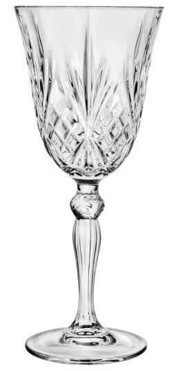 RCR Rødvinsglass Melodia; 27 cl 8.7x20.2 cm ØxH; Transparent; 6 Stykk / Forpakning