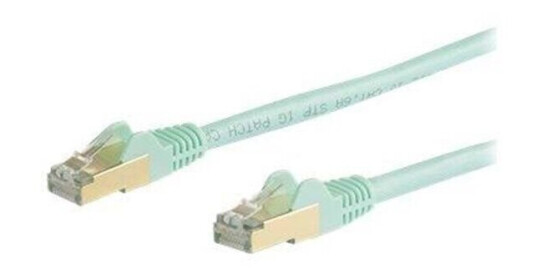 StarTech 10m CAT6a RJ45 Nettverkskabel Snagless S/UTP Aqua