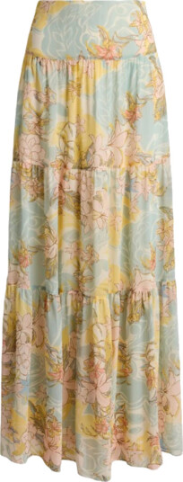 Lauren Ralph Lauren Poly Crinkle Ggt 58 Wvn Skirt Blue 36