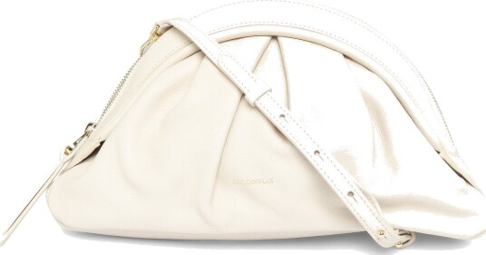 Coccinelle Cheek Medium Shoulder Bag White ONE SIZE Coccinelle Cheek Medium Shoulder Bag White ONE SIZE