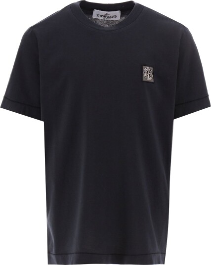 Stone Island T skjorte Navy Blue m. Logo Stone Island 8 år 128 T skjorte Blå
