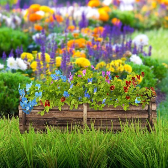 Blomsterkasse Tresett med 2 Blomsterkasse Tresett med 2