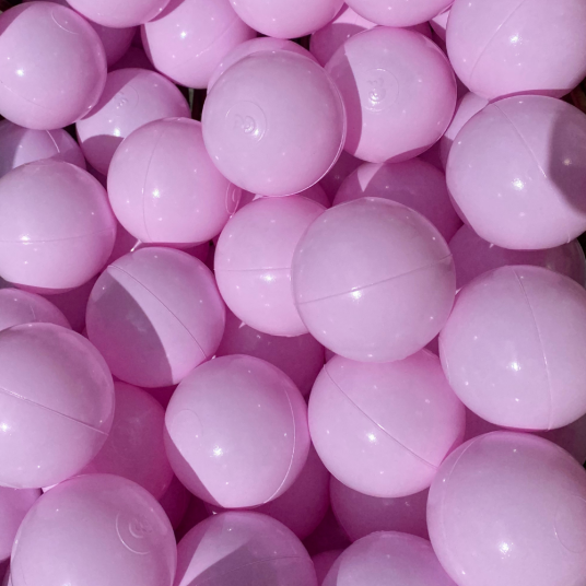 KiDKii Ballbasseng baller Ø7 cm Forsiktig rosa 100 stk KiDKii Ballbasseng baller Ø7 cm Forsiktig rosa 100 stk