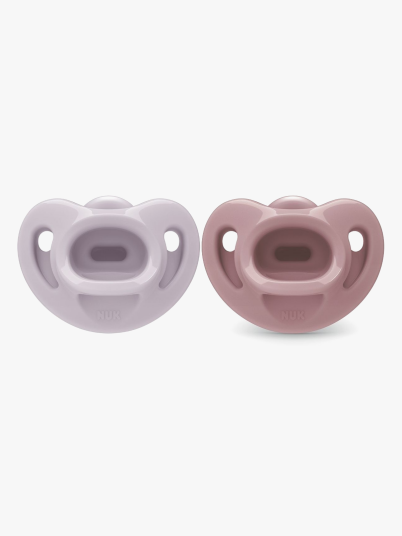 Nuk Pacifier First Choice Soft Rosa/Lilla 0 6m Nuk Pacifier First Choice Soft Rosa/Lilla 0 6m