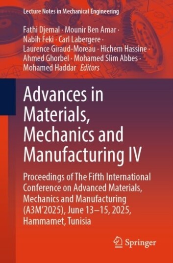 Advances in Materials Mechanics and Manufacturing IV