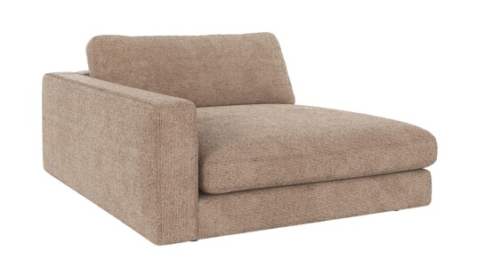 Rowico Home Duncan 1,5 seters sjeselong V Greige Robin 109 129 x 150 x 78 cm Beige