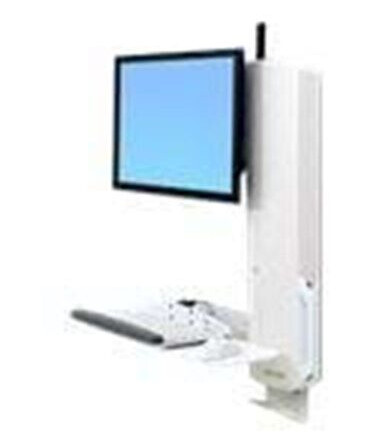 Ergotron Veggfeste for LCD-skjerm med Sit-Stand Funksjon og Justerbar Høyde Ergotron Veggfeste for LCD-skjerm med Sit-Stand Funksjon og Justerbar Høyde