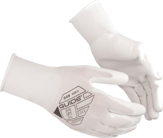 Guide Gloves 649 Hanske PU, ekstra tynn 7, Klær
