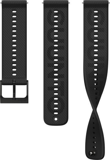 Suunto 22 mm Athletic 6 Silicone Strap All Black, S/M