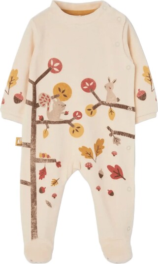 Boboli Velour Play Suit For Baby Bci Cream 68 Boboli Velour Play Suit For Baby Bci Cream 68