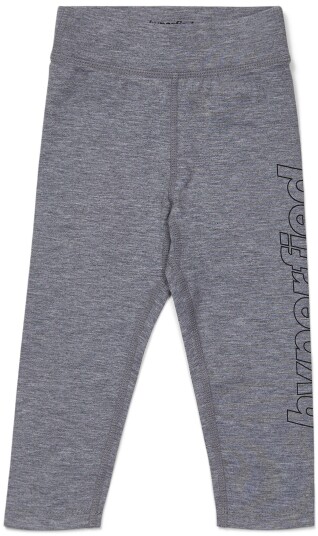 Hyperfied Jersey Logo Tights Grey Melange 122-128