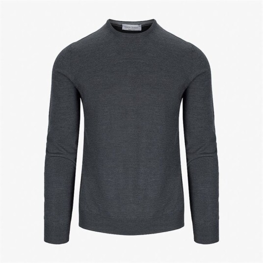 Gran Sasso Crew L/slv 098 Dark Grey