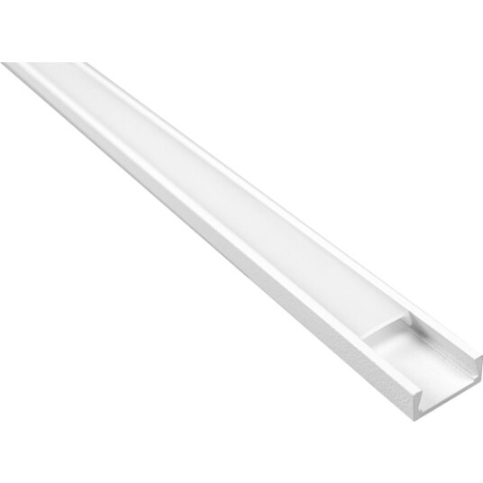 Namron Aluminiumsprofil Utenpåliggende 2m 2507 Sort