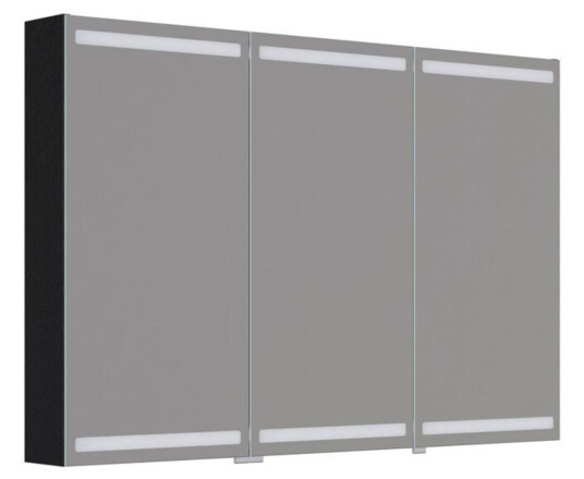Dansani Inzo Level Speilskap Eik Noir / 120 cm 3 Dører Dansani Inzo Level Speilskap Eik Noir / 120 cm 3 Dører