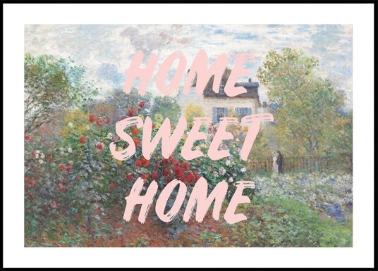 Homesweethome Ratio2x3 Plakat Plakat / 50x70cm