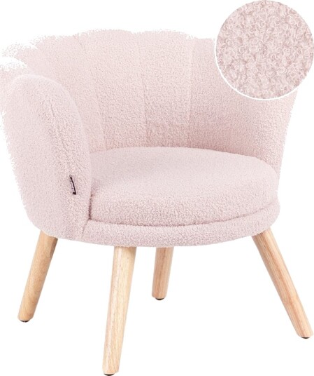 Lenestol Halby - Rosa, lyst tre