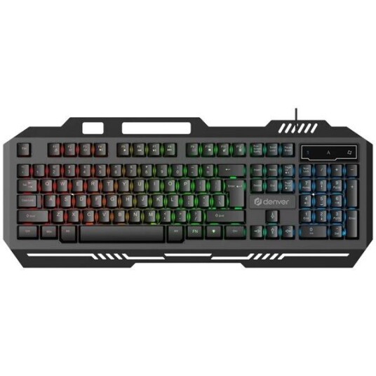 Denver GKB-231 Gamingtastatur Nordisk med RGB-belysning - Svart