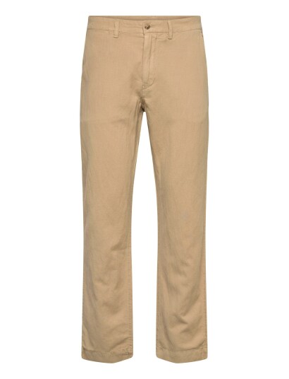 Polo Ralph Lauren Bedford Classic Fit Linen Cotton Pant Beige 31 x 32