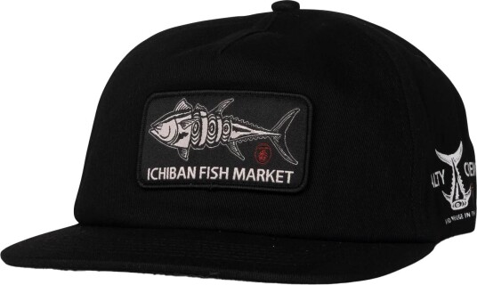 Salty Crew Fish Market Snapback Black OneSize Salty Crew Fish Market Snapback Black OneSize
